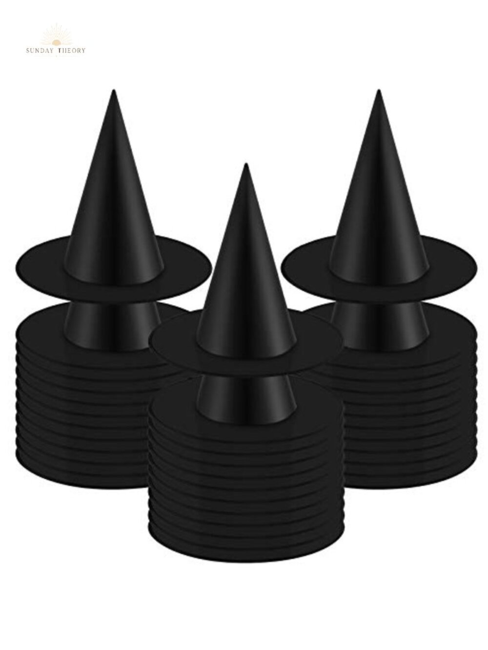 36 Pack Halloween Witch Hats Oxford Fabric Costume Accessories